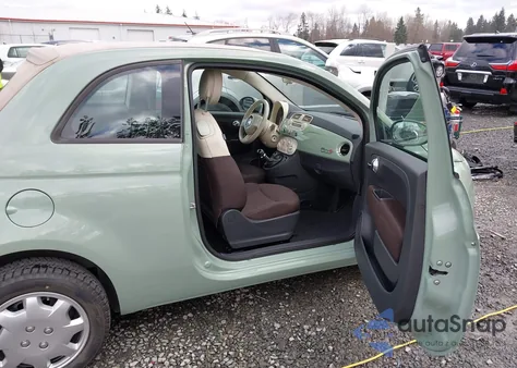 2012 Fiat 500C Pop z USA, uszkodzony, nr VIN 3C3CFFDR5CT351974